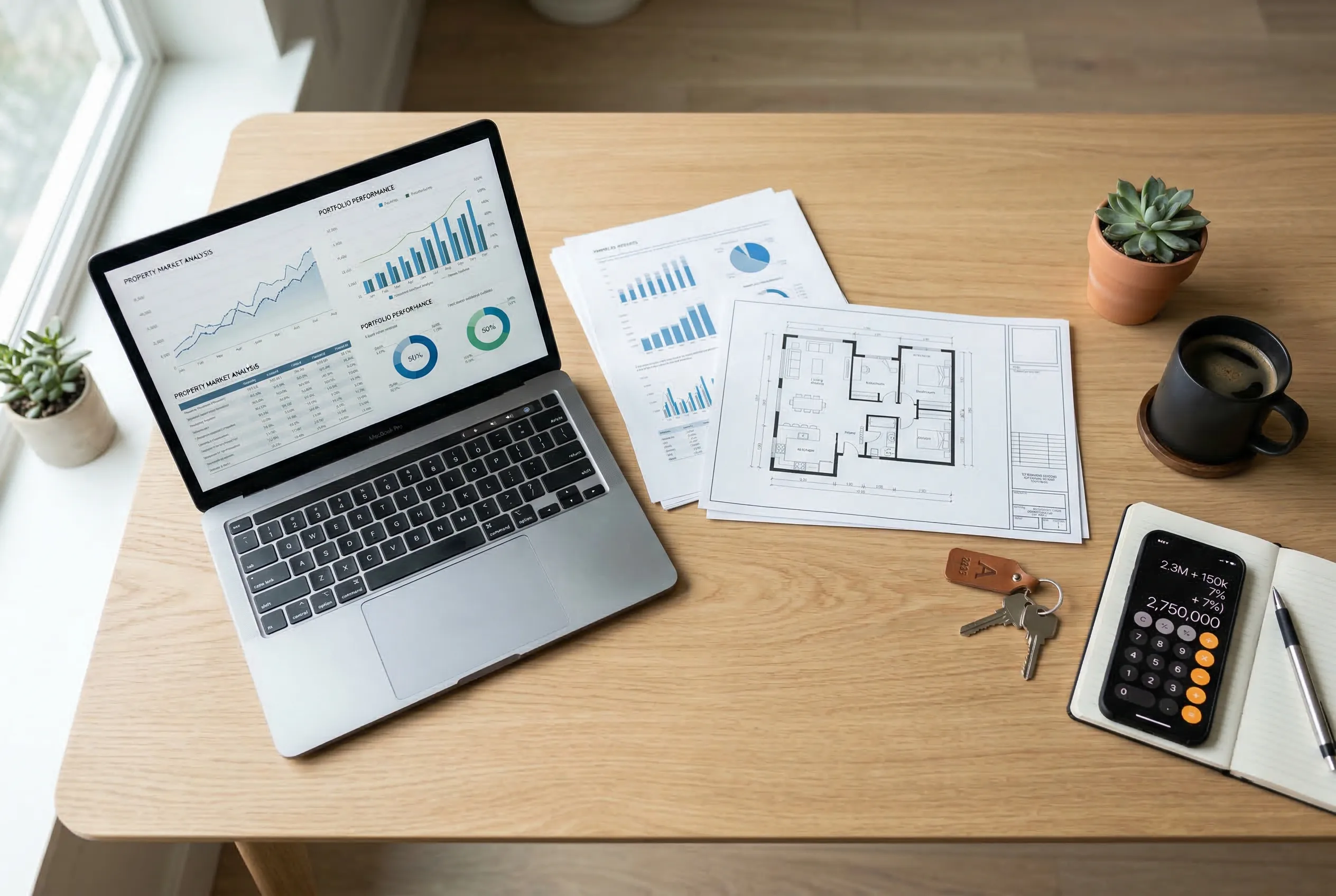 Investisseur préparant son projet immobilier